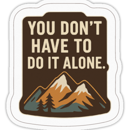 You don't have to do it alone
